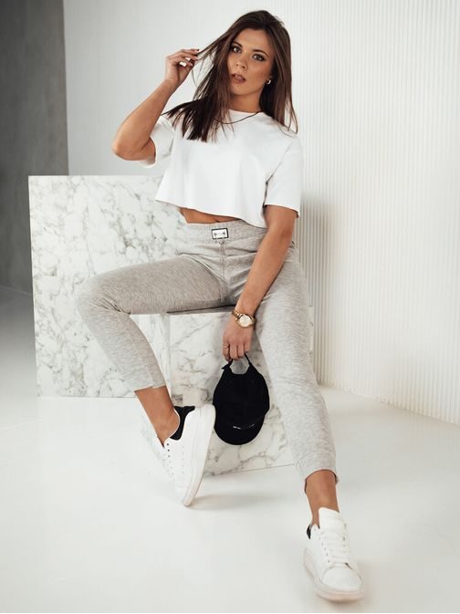 Dámské tepláky v šedé barvě Dave