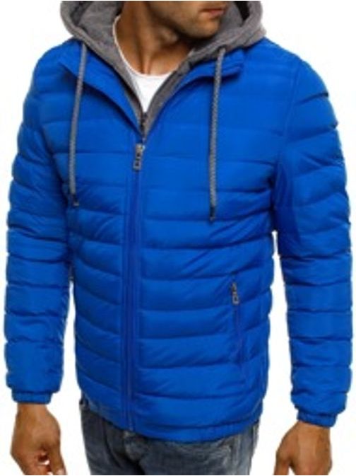 Zimní výrazná trendy pánská bunda s kapucí J.BOYZ X1012K