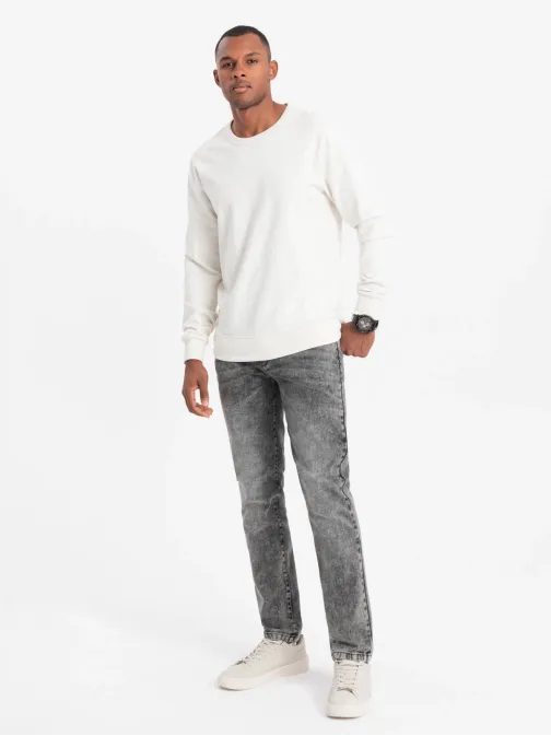 Trendy šedé pánské džíny V4 PADP-0133