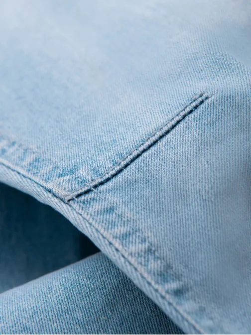 Jedinečné světle modré džínové joggers V1 PADJ-0267