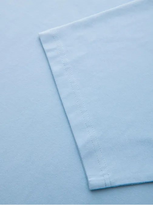 Světle modré volné tričko V7 TSBC-0267