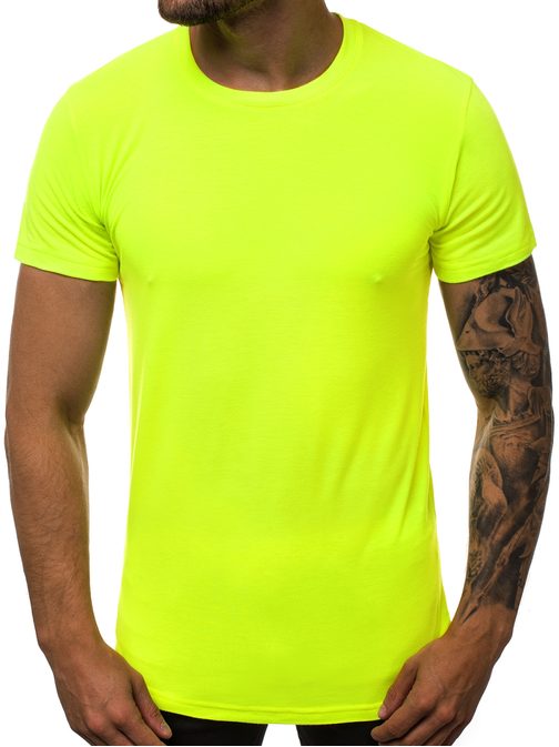 Neonové žluté pánské tričko O/181227X