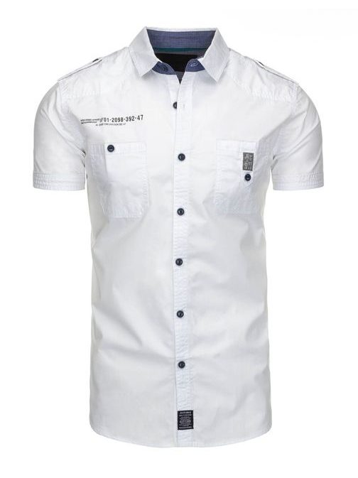 Stylová moderní bílá košile