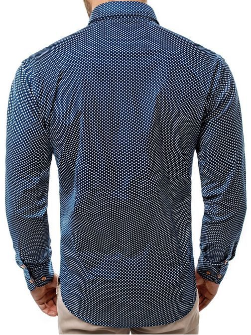 Moderní tmavě modrá pánská košile  ZAZ/1326