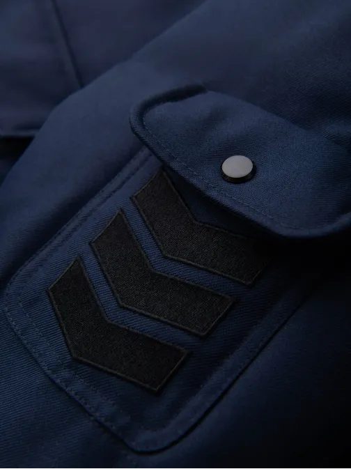 Zimní tmavě modrá parka V1 JALP-0182