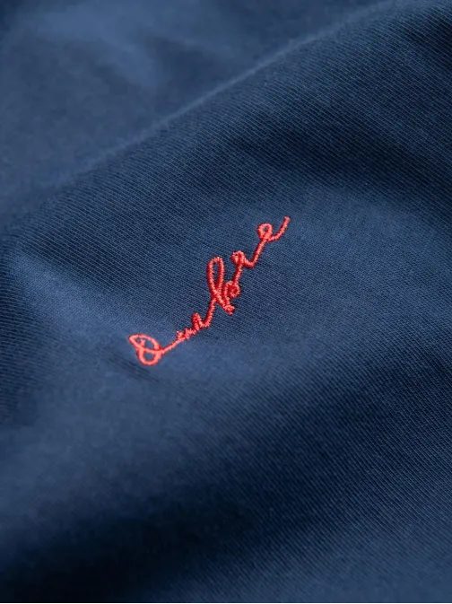 Módní modrá košile s nášivkou V1 SHCS-0138