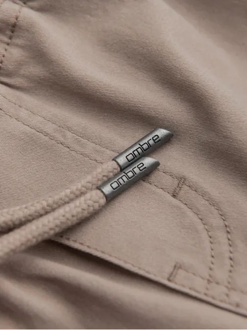 Trendy béžové jogger kalhoty V2 PAJO-0123