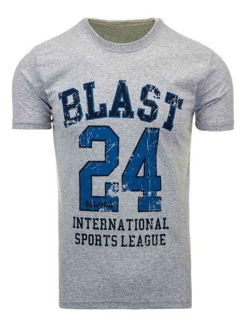 Sivé tričko s krátkým rukávem BLAST 24