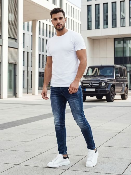 Originální modré pánské rifle