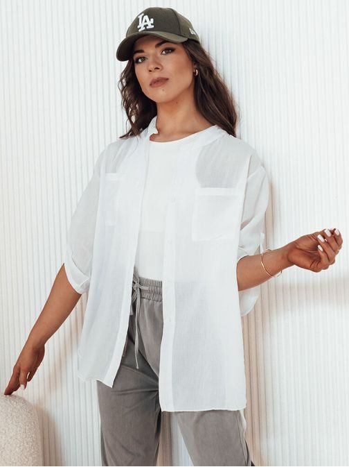 Módní dámská bílá košile Golans