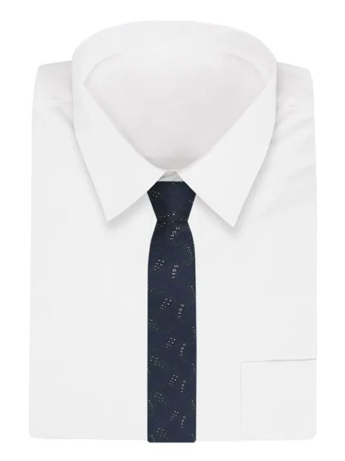 Granátová kravata s paisley vzorem Alties