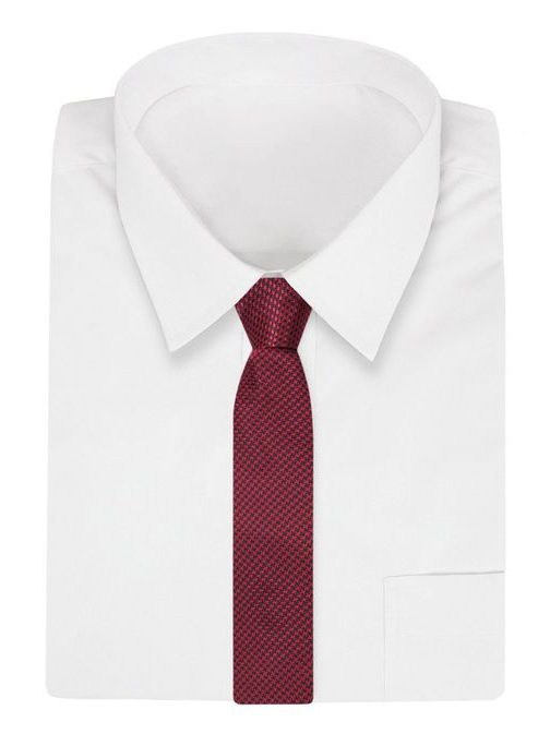 Exkluzivní bordó pánská kravata