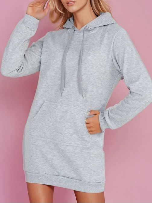 Dámské šedé mikinové šaty Timmy