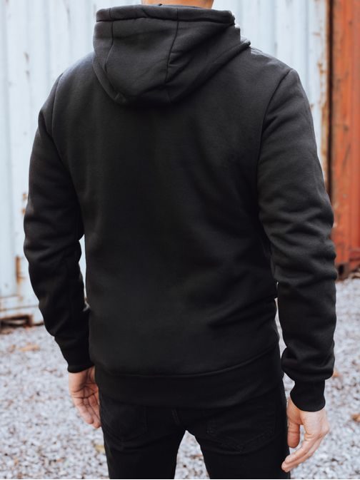 Černá pánská mikina s nápisem Los Angeles