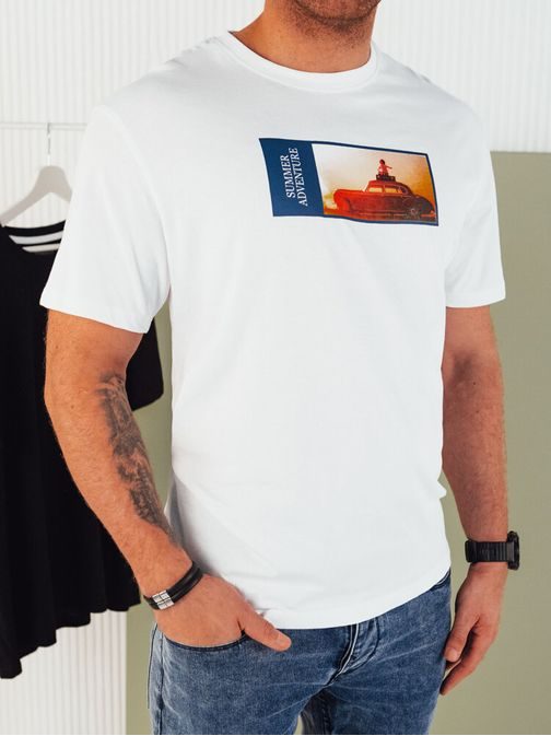 Originální bílé tričko s nápisem