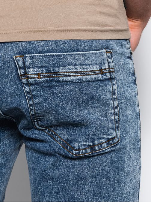 Riflové kalhoty v modré barvě P1062
