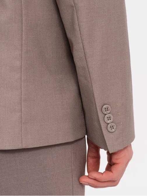 Elegantní béžové sako V3 BLZB-0115