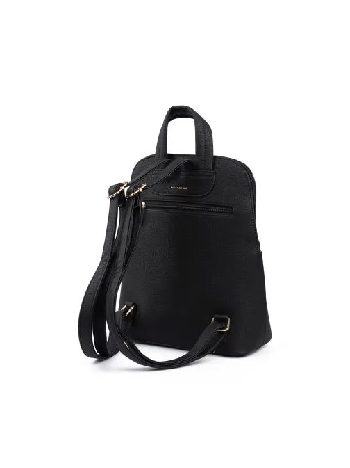 Elegantní černý dámský batoh na zip