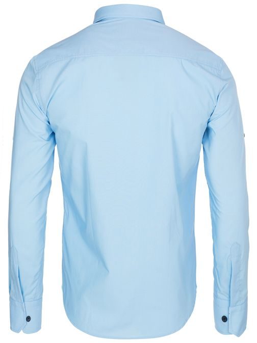 Nebesky modrá společenská košile RAW LUCCI 715