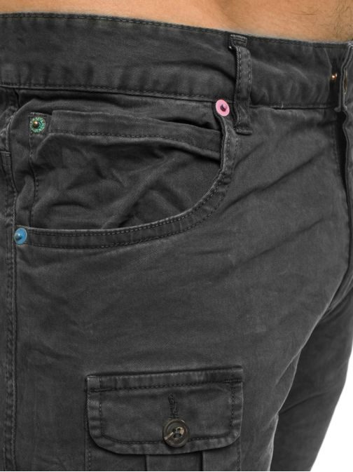 Moderní pánské černé baggy kalhoty XZX-STAR 81608