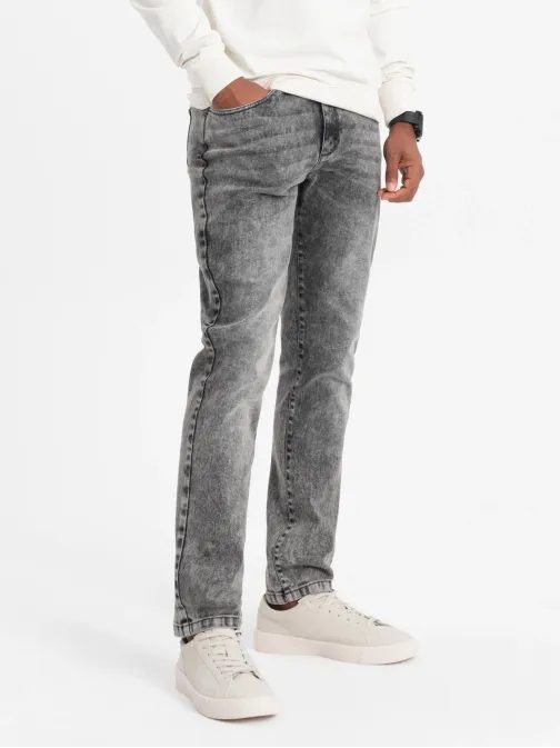 Trendy šedé pánské džíny V4 PADP-0133