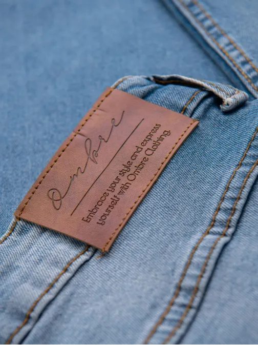 Moderní světle modré pánské džíny V1 PADP-0254