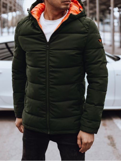 Pánská zimní zelená bunda