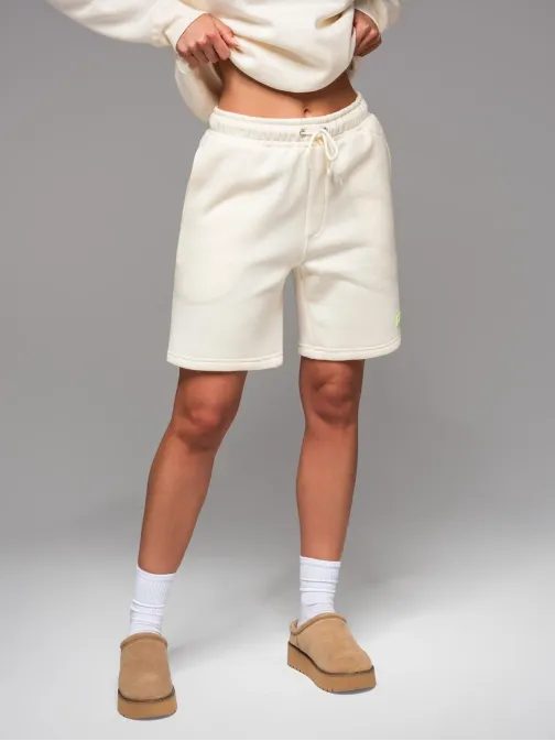 Unisex krémová sportovní souprava (mikina + šortky) V2 Z108