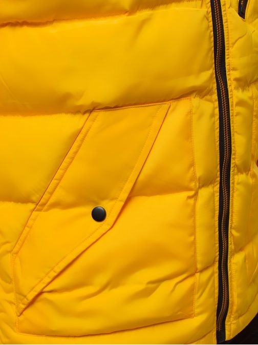 Žlutá bunda ve stylovém provedení JB/JP1181