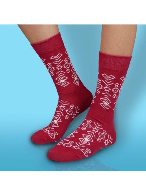 Pánské ponožky Čičman bordó