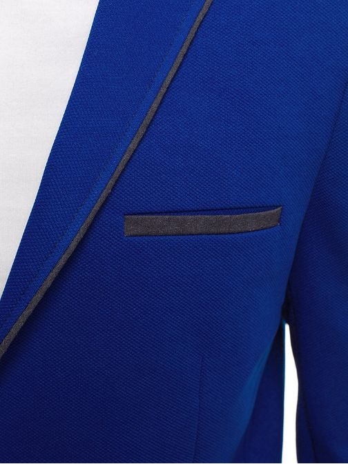 Krásné kobaltové modré sako s lemováním BLACK ROCK 20297