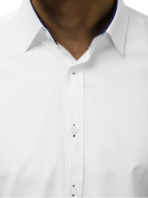 Moderní bílá pánská košile V/K140