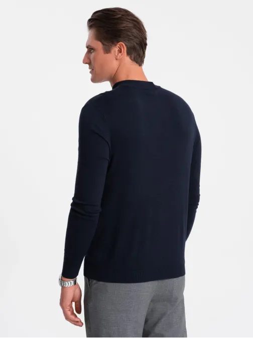 Trendy tmavě modrý polorolák V2 SWTN-0100