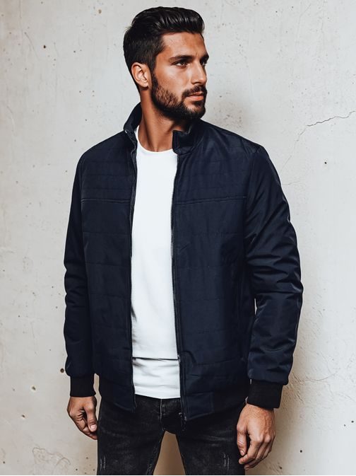 Přechodná moderní granátová bunda bez kapuce