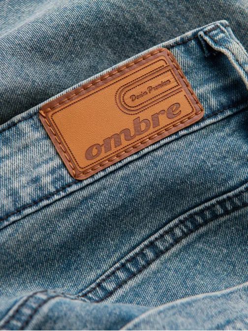 Riflové kalhoty ve světle modré barvě P1062