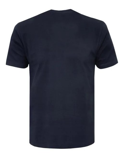 Tmavě modré bavlněné pánské tričko s logem