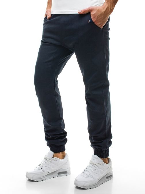 Tmavě modré pánské chino jogger kalhoty ATHLETIC 449