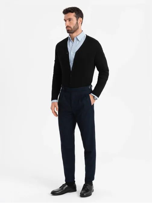 Elegantní modrá pánská košile V1 SHOS-0172