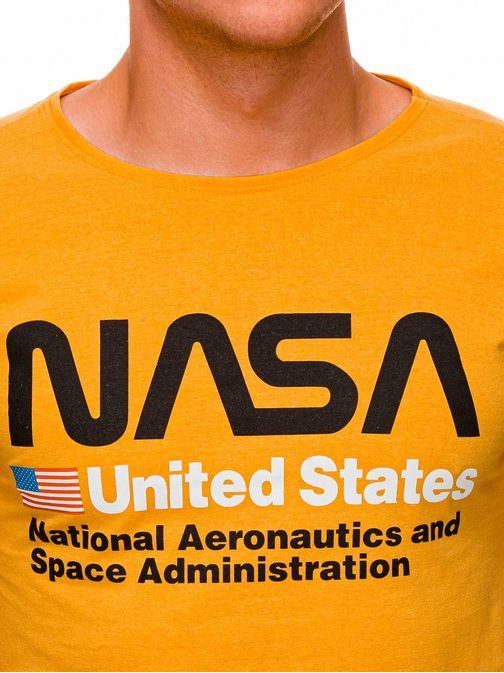 Žluté tričko NASA  S1436