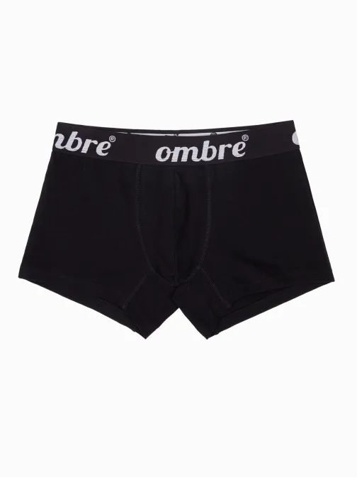Stylové černé boxerky U283
