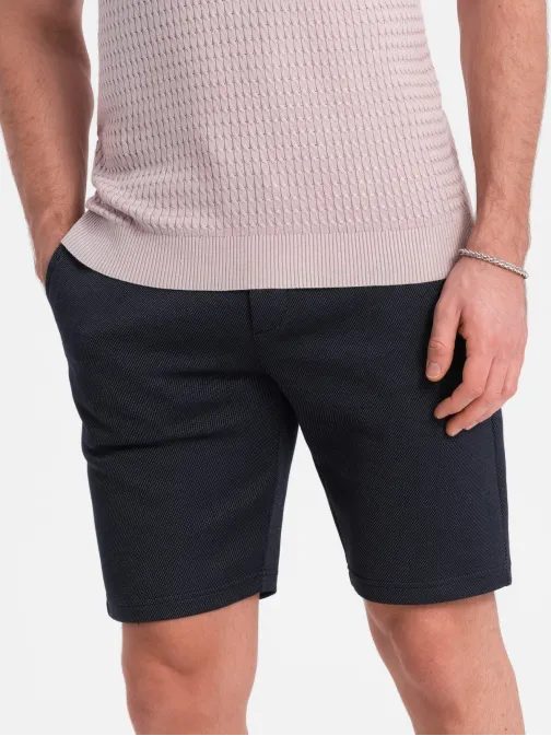 Granátové chinos kraťasy V1 SRCS-0128