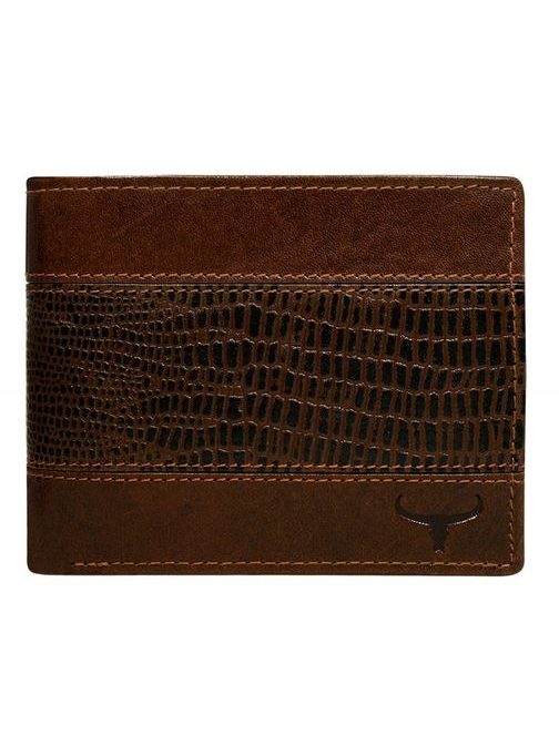 Hnědá originální kožená peněženka Buffalo