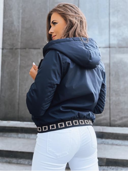 Módní dámská granátová bomber bunda Selene