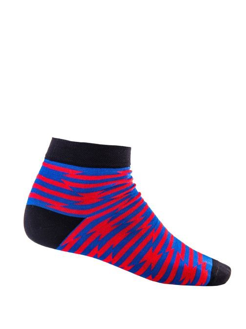 Modré vzorované ponožky U13
