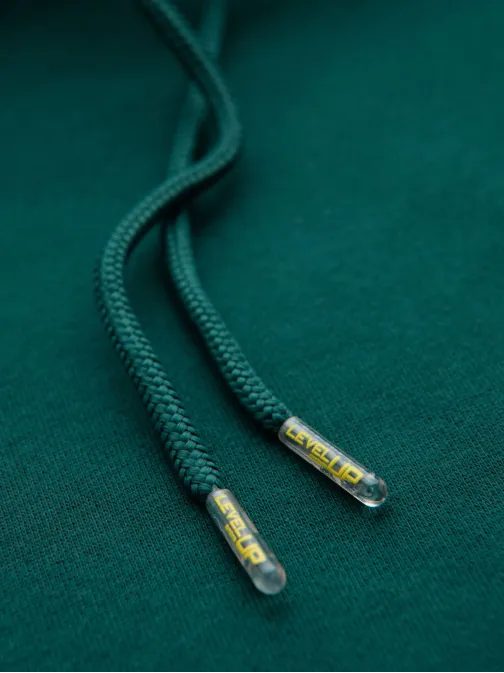 Poutavá zelená unisex mikina V17 SNBC-0105