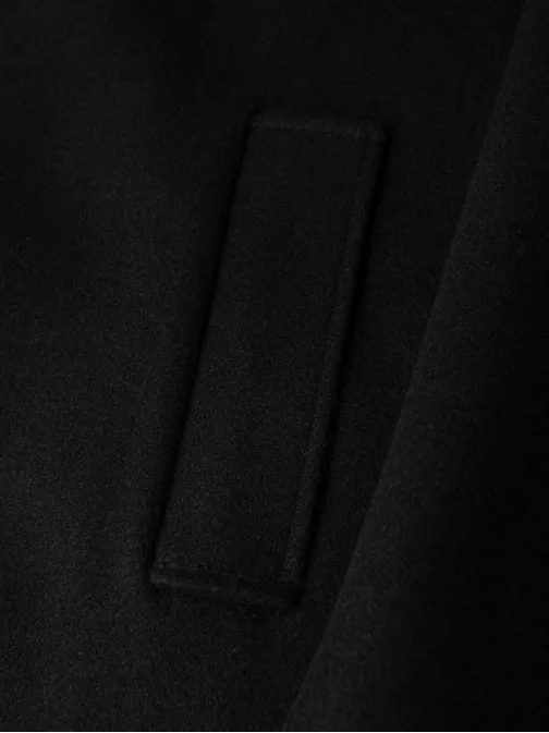 Černý pánský zimní kabát om-cowc-0135