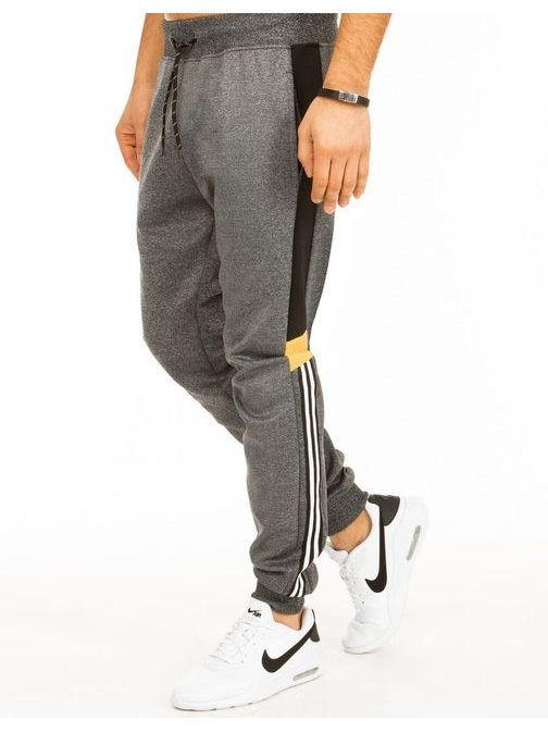 Nádherné tepláky v tmavě šedé barvě