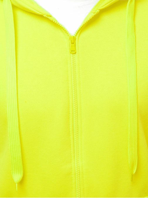 Neonově-žlutá mikina s kapucí JS/2008Z