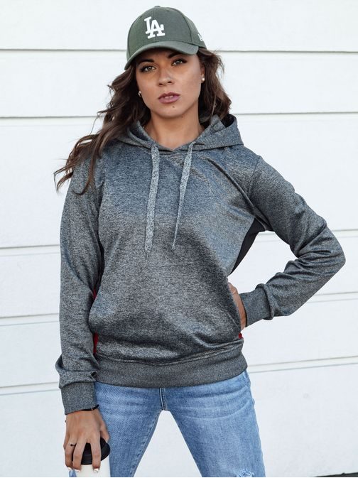 Dámská sportovní tmavě šedá mikina Gim