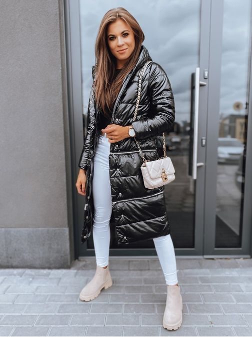 Neobyčejná dámská bunda Shanee Premium v černé barvě